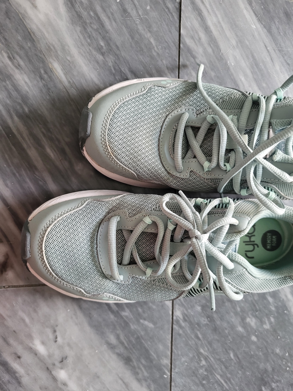 Ryka Women's Mint Lace-Up Athletic Sneakers 8.5 Memory Foam Insole - Picture 6 of 8